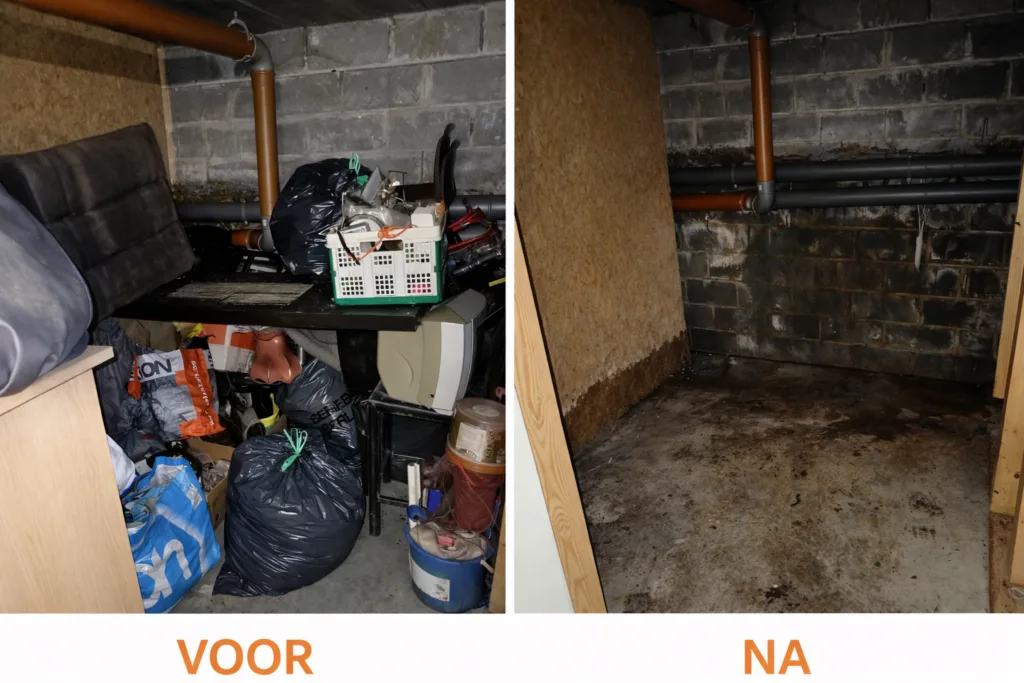 leegmaken kelder De opruimers in antwerpen